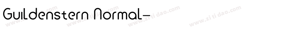 Guildenstern Normal字体转换